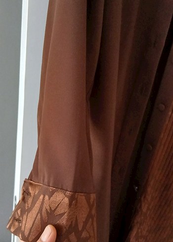 Kahverengi Uzun Kadın Takım - Görsel 3