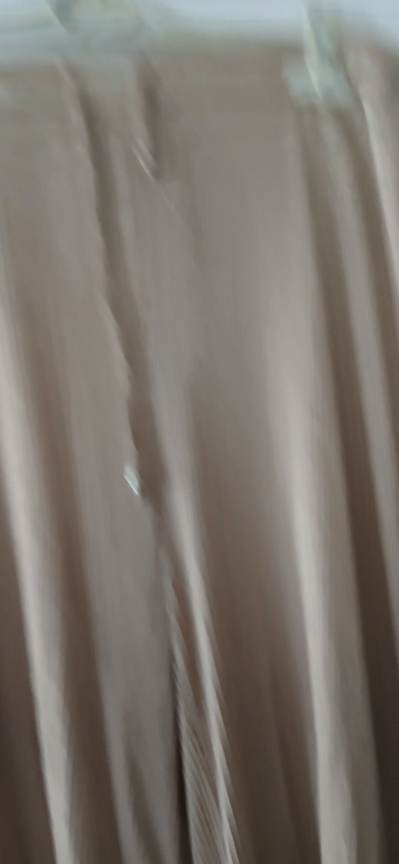 Bej Uzun Keten Kadın Takım Düğmeli - Görsel 5