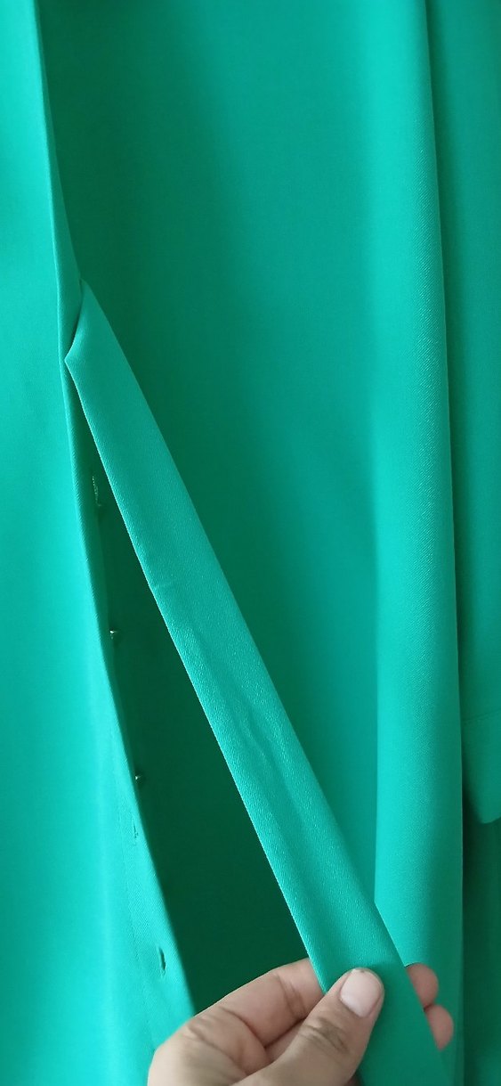 Yeşil Uzun Kollu Düğmeli takım - Görsel 5