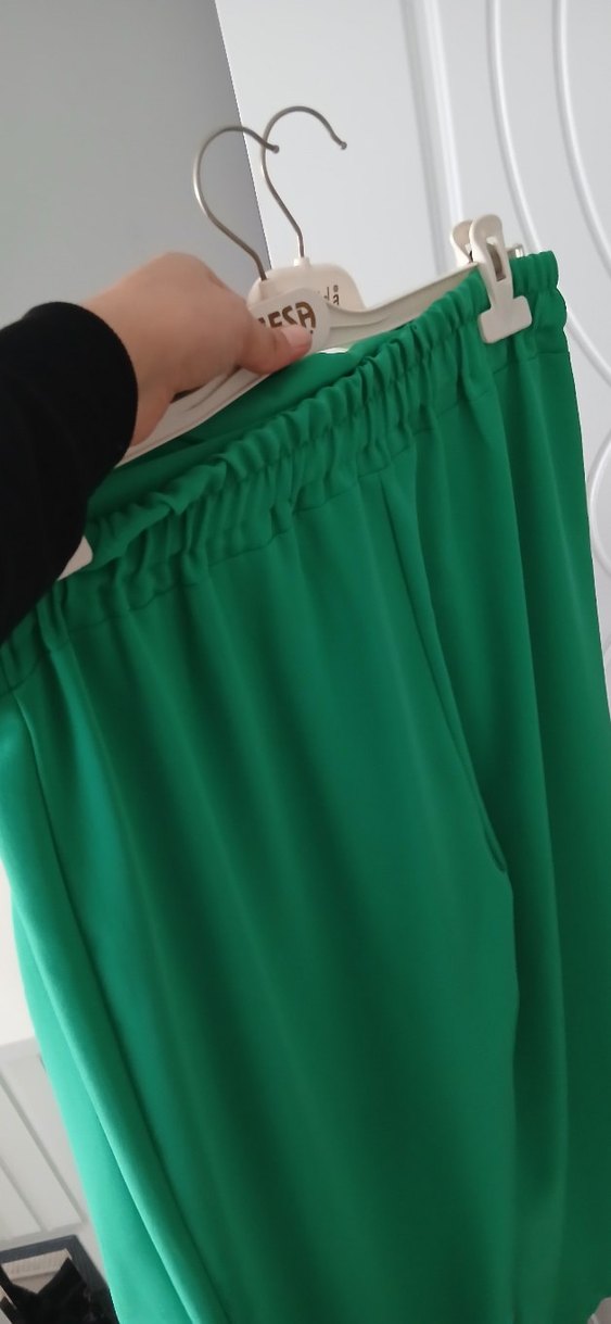 Yeşil Uzun Kollu Düğmeli takım - Görsel 4