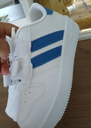 BeBe Beyaz Erkek Çocuk Spor Ayakkabı Velcro