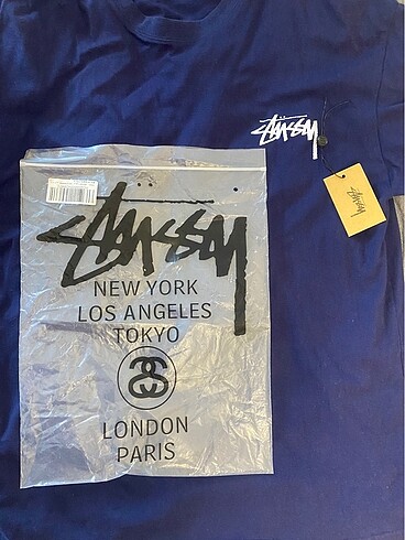 xl Beden Stüssy Navy Dice Tee