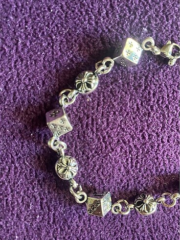 Rick Owens SOLD Chrome Hearts Dice Cross Bracelet