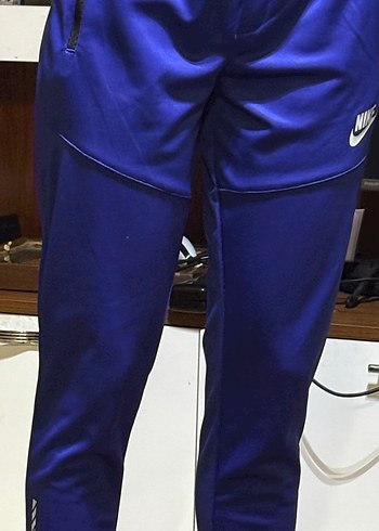 Nike Mavi Parlak Erkek Eşofman Altı - Görsel 6