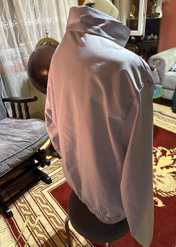 Gri Nike Fermuarlı Erkek Yağmurluk - Görsel 3