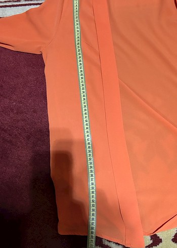 Turuncu Kadın Midi Blazer - Görsel 7