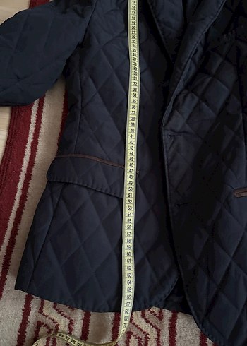 Düğmeli lacivert Kadın Ceket - Görsel 6