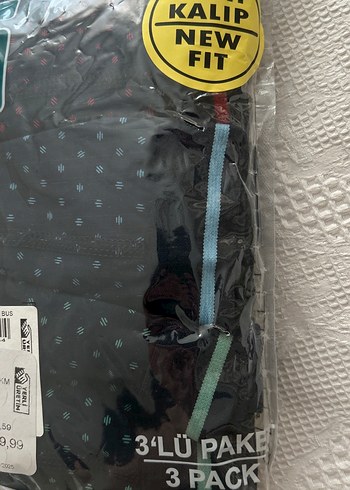 xxl Beden 3'lü Paket Siyah erkek slip kilot