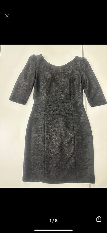 Polo siyah mini elbise