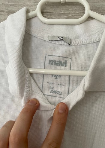 Mavi Marka Erkek Beyaz Kısa Kollu Polo Tişört - Görsel 3