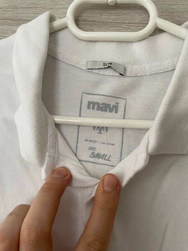 Mavi Marka Erkek Beyaz Kısa Kollu Polo Tişört - Görsel 3