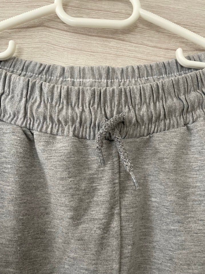 Baskılı Gri Jogger Eşofman Altı - Görsel 4