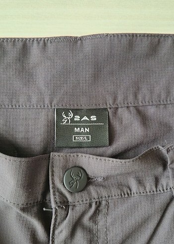 2AS Ripstop Teknik Outdoor Pantolon - L Beden / Antrasit - Görsel 3