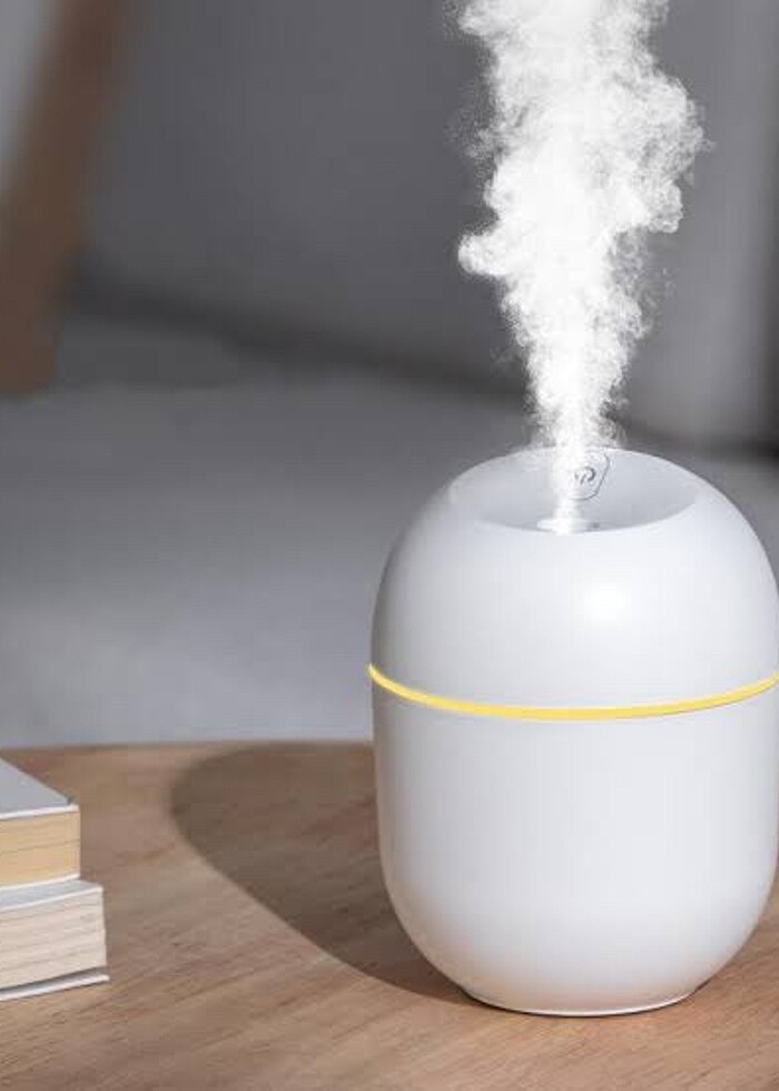 Mini Hava Soğutucu Işıklı  - Beyaz Mavi Pembe - Görsel 3