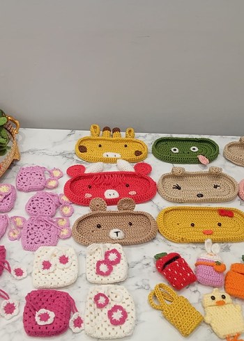 kitap ayracı veya charmlar gözlük koruyuculari keseler - Görsel 2