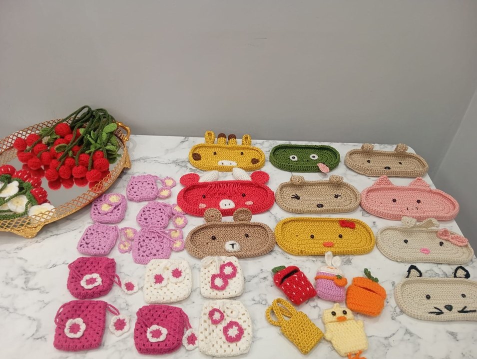 kitap ayracı veya charmlar gözlük koruyuculari keseler - Görsel 2