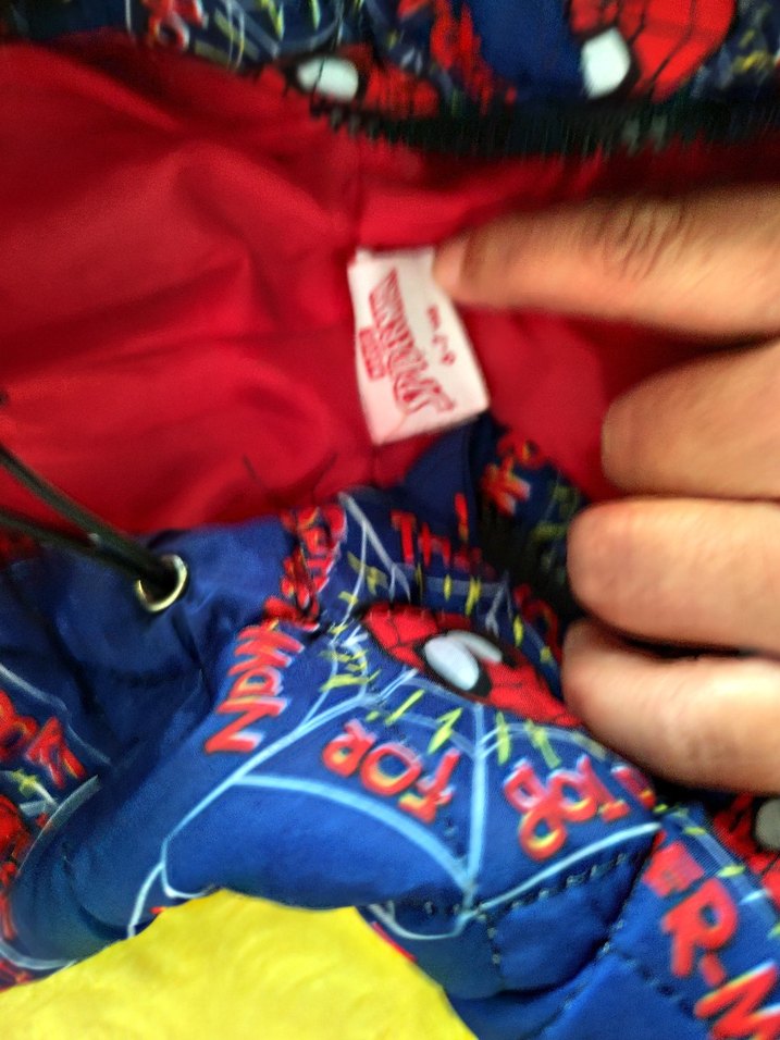 Renkli Baskılı Kapüşonlu Erkek Çocuk Mont - Görsel 2