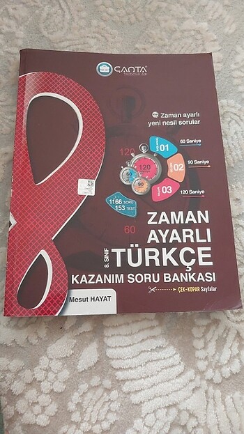 8. sinif çanta yayınları türkçe test kitabı 