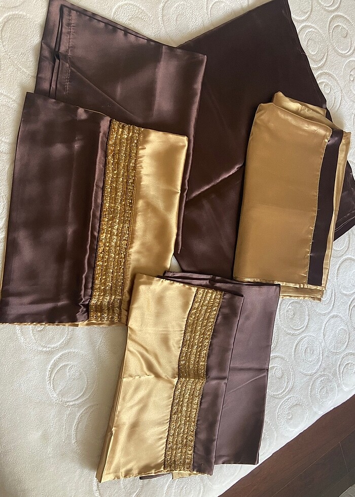 Kervan 160*200  saten nevresim takımı - Görsel 3