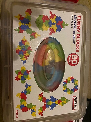 Funny block 80 parça eğitici oyuncak - Görsel 2