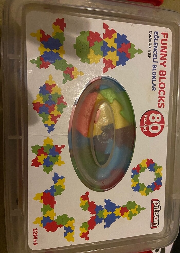 Funny block 80 parça eğitici oyuncak - Görsel 2