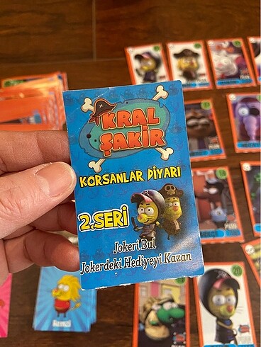 Kral Şakir Korsanlar Diyarı 2. Seri kartları - Görsel 2