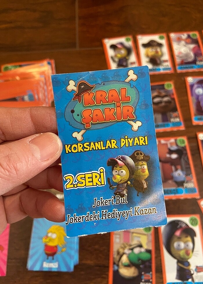 Kral Şakir Korsanlar Diyarı 2. Seri kartları - Görsel 2