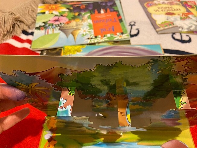 Beden orman çocuğu 3 boyutlu kitap