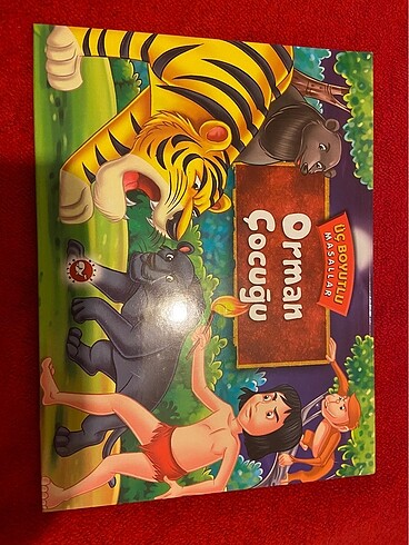 orman çocuğu 3 boyutlu kitap