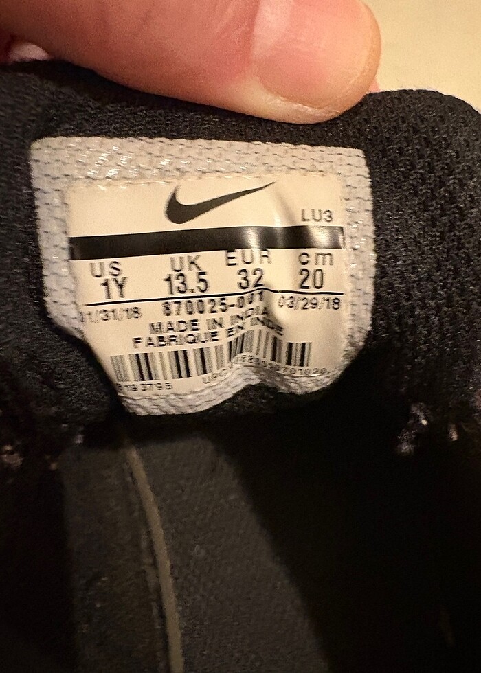 nike 32 numara spor ayakkabı - Görsel 3