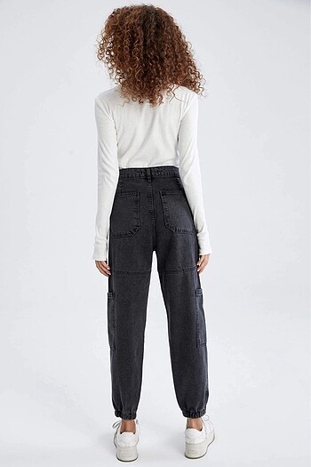 m Beden Jogger Kargo Cepli Jean