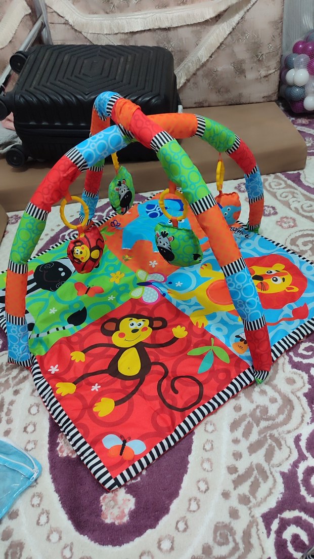 Renkli Bebek Oyun Halısı - Görsel 2