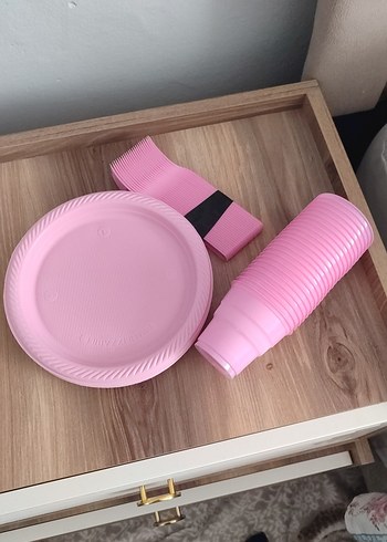 Pembe Beyaz Altın Balonlu Parti - Görsel 3