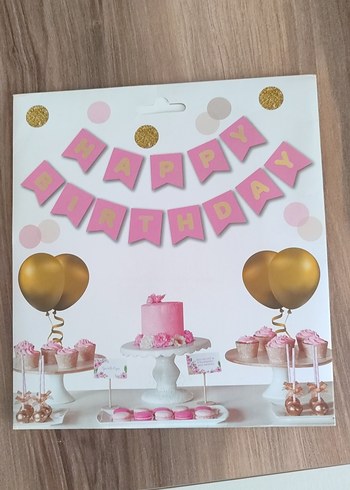 Pembe Beyaz Altın Balonlu Parti - Görsel 6