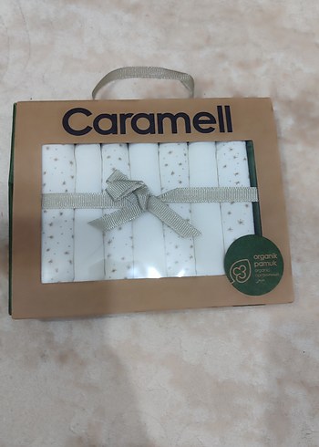  Beden Caramell Organik Bebek ağız mendili