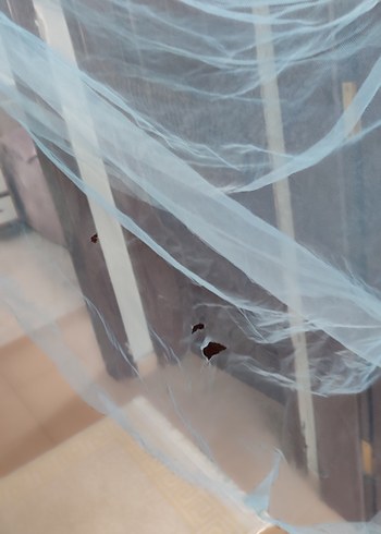 Mavi Uzun tesettür abiye - Görsel 11