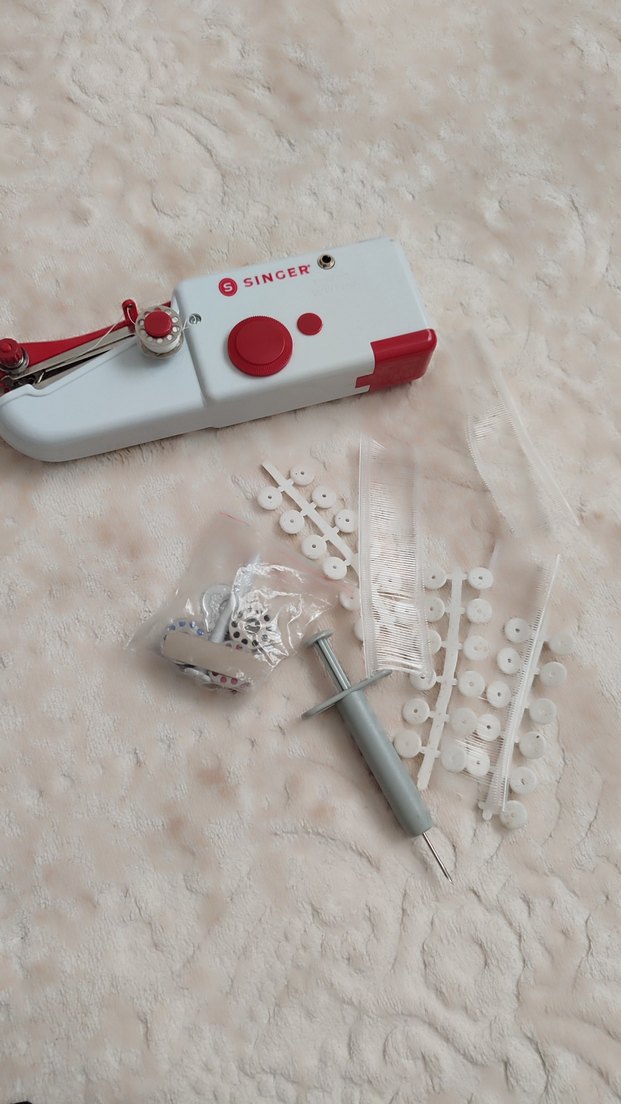 Beyaz Mini Dikiş Makinesi Seti - Görsel 2