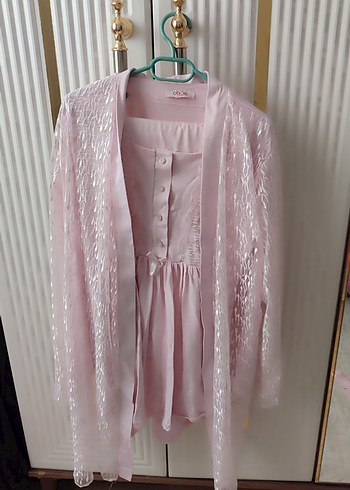 Pembe Lohusa Pijama Takımı - Görsel 9