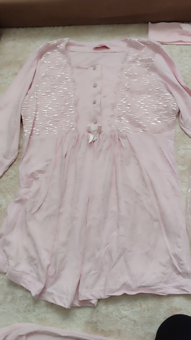 Pembe Lohusa Pijama Takımı - Görsel 5