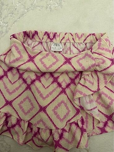 9 Yaş Beden çeşitli Renk Zara 9 yaş etekli şort