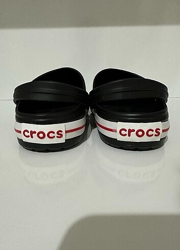 40 Beden siyah Renk Crocs etiketli sıfır siyah kadın terlik