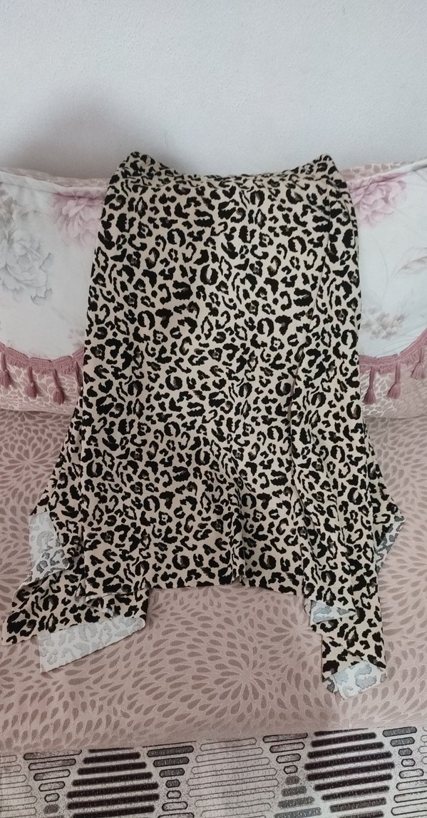 Leopar Desenli Uzun Hamile Etek - Görsel 2