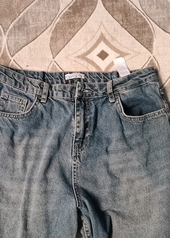 Gri Rahat Kesim Kadın Denim Pantolon - Görsel 3