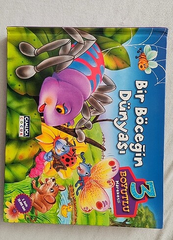 Bir böceğin dünyası üç boyutlu kitap 