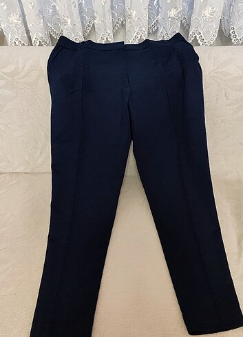 Mango Xl Lacivert Kadin Pantolon