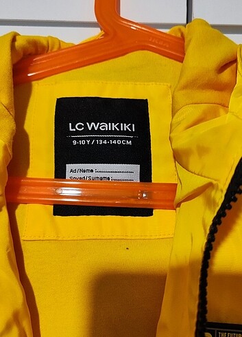 Lcw sarı 9-10 yaş yagmurluk - Görsel 3