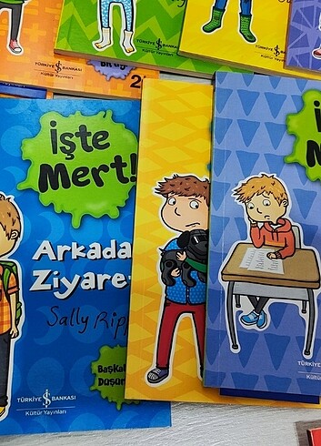  18 kitap (işte mert 16 adet/ kedi değil kiti 2 adet)