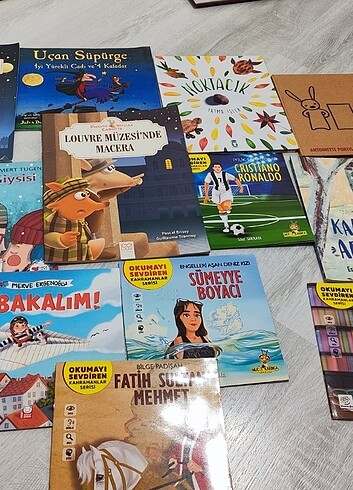 13 adet kitap çocuk 