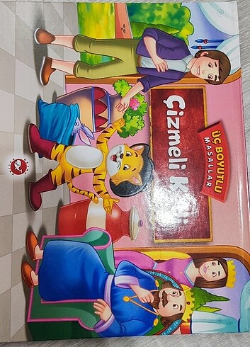  3 adet 3 boyutlu kitap 