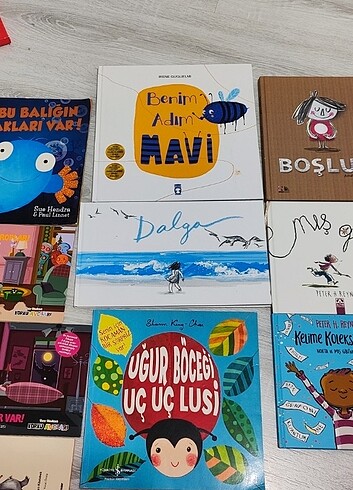  11 çocuk kitabı , 5 adet ciltli